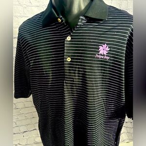 PETER MILLAR mens size large soft cotton golf polo